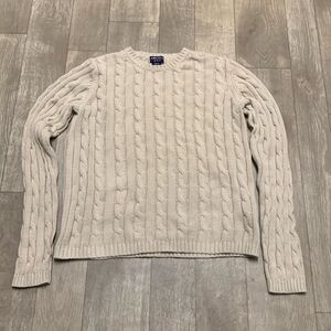 Womens Argyle Crewneck Cable Knit‎ Pullover Sweater